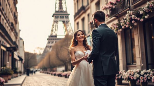 Capturez votre mariage civil à Paris avec un photographe expert