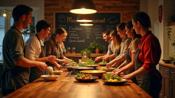 Team building culinaire : renforcer l'esprit d'équipe à travers la cuisine
